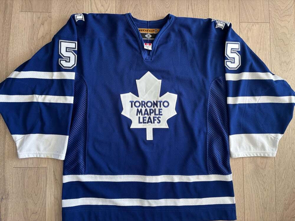 Vintage Toronto Maple Leafs Barilko Size 52 KOHO Jersey
